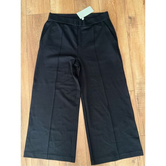 NWT Masai Copenhagen Womens Pintuck Piana Pleat Pull-On Crop Pants Black Sz 2XL - Picture 4 of 11